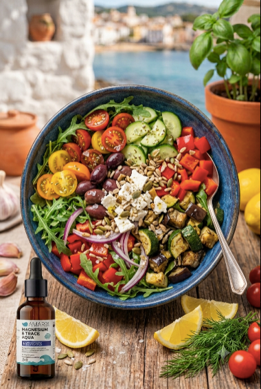 Ensalada Mediterránea de Proximidad con Aliño Mineral