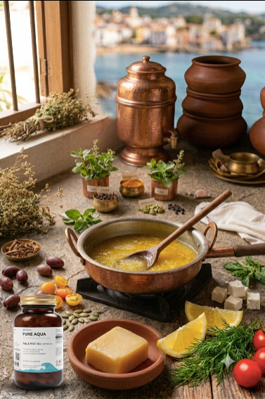 Ghee Bioactivo con PURE AQUA (Matriz Mineral de la Medicina Ayurveda)