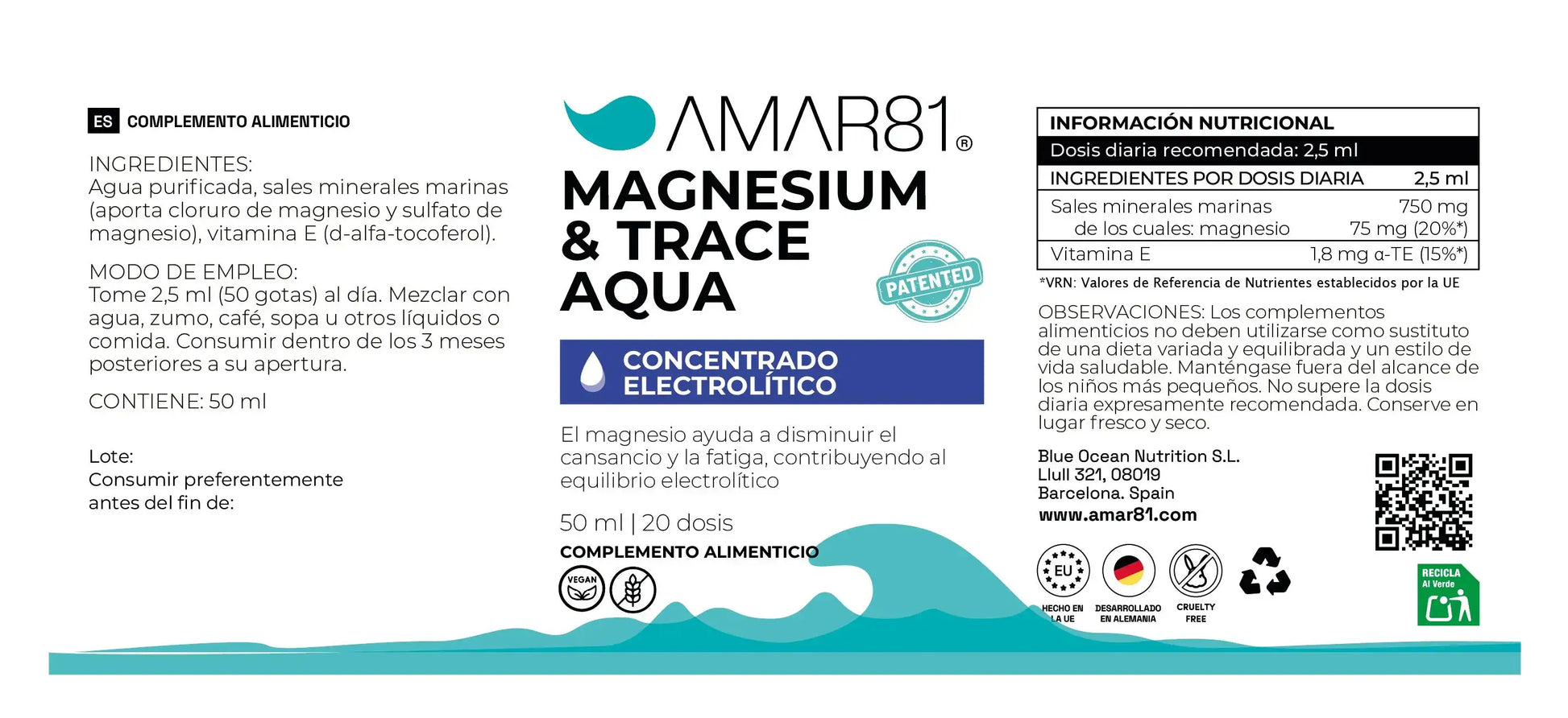 Magnesio en gotas