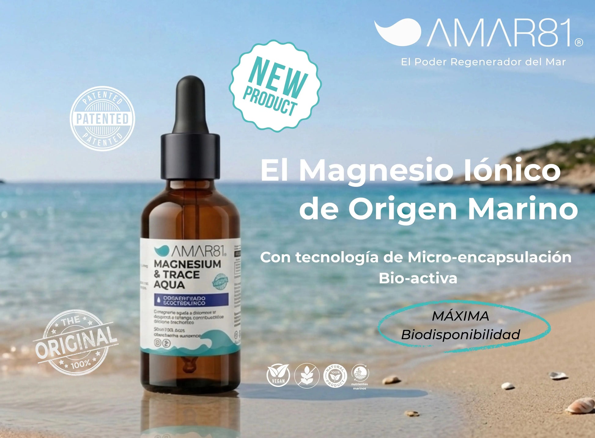 Magnesio del agua de mar para beber