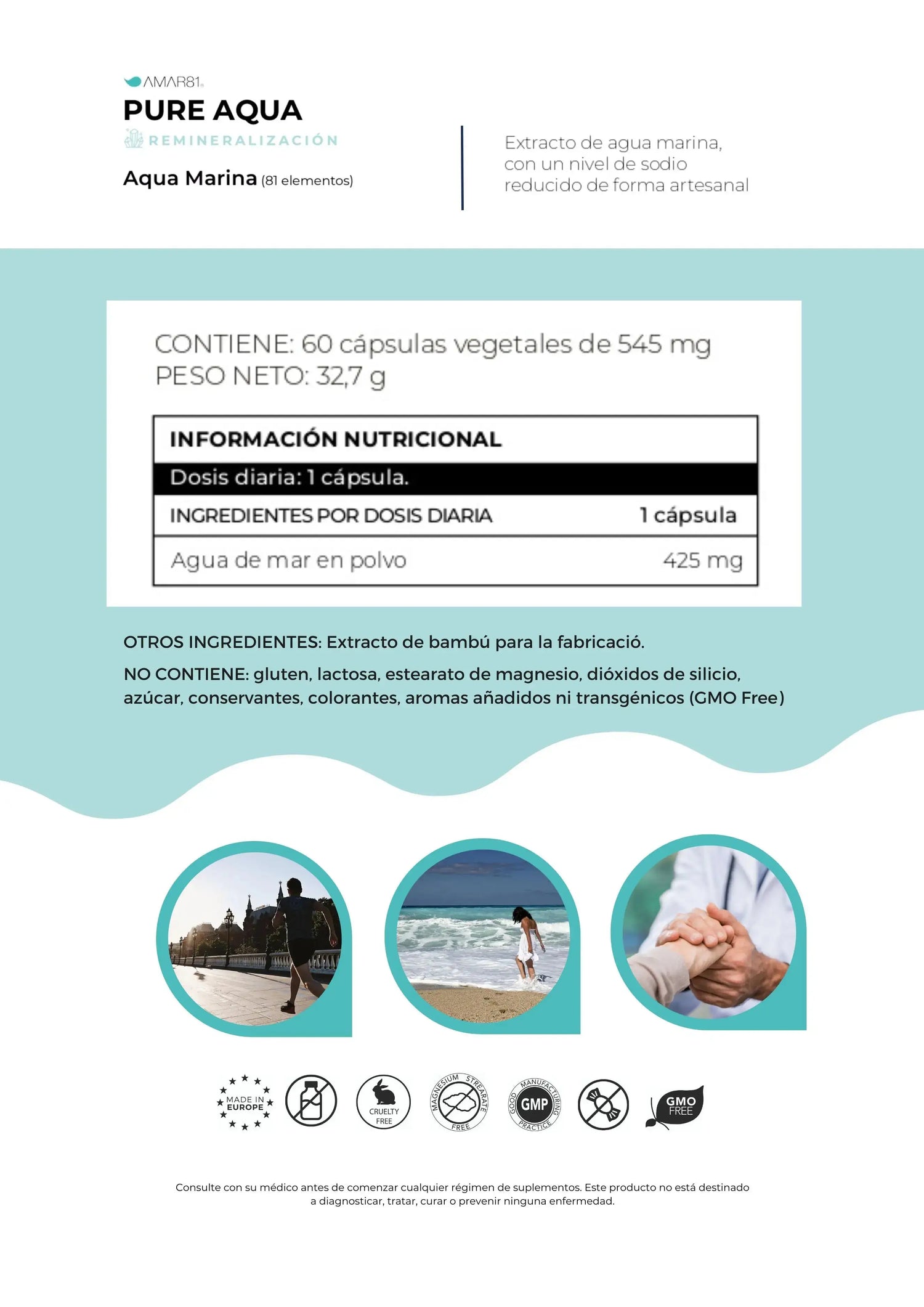 Minerales del mar capsulas