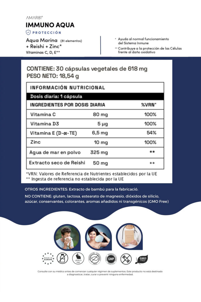 IMMUNO AQUA 30 CÁPSULAS