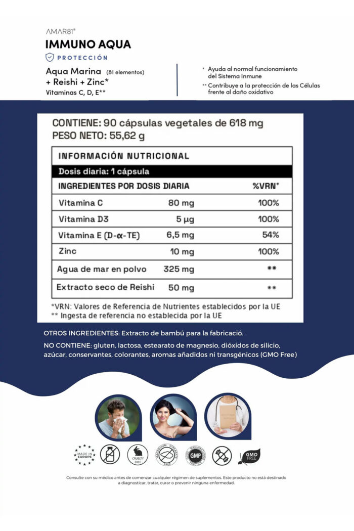 IMMUNO AQUA 90 CÁPSULAS